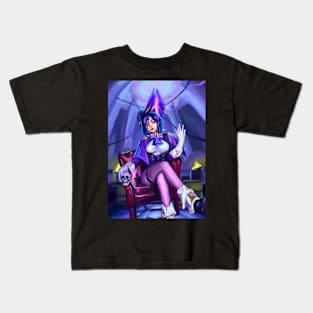 Clorinde Genshin Impact Fontaine Hydro Arc Anime Fan art Kids T-Shirt